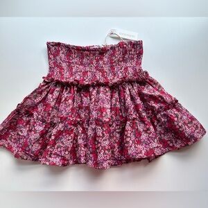 Olivaceous Floral Skirt